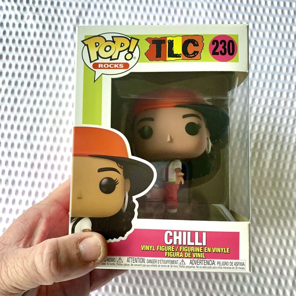Funko Pop! Rocks Chilli #230, TLC With Red Hat Vinyl New In Box, Look! In Hand